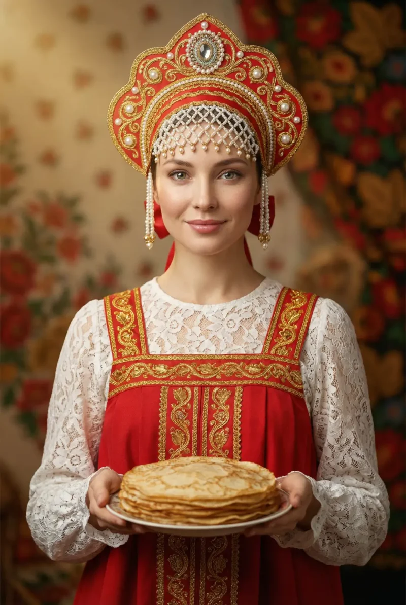 Промт 6 Портрет в кокошнике