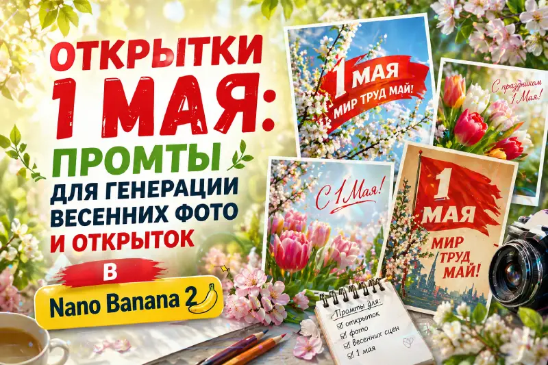 Открытки 1 мая