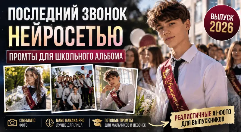 Последний звонок 2026 - промт для генерации фото