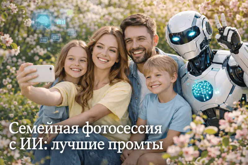 Семейная фотосессия с ИИ лучшие промты